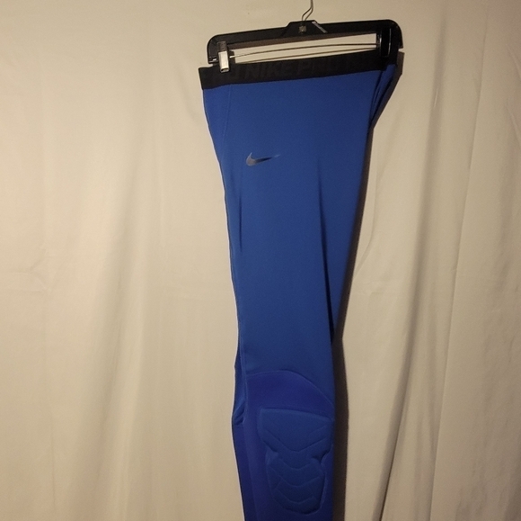 Nike NBA Pro Hyperstrong Padded Tights Pants 3/4 Blue Player Issued Size 2XL-T - Picture 4 of 8